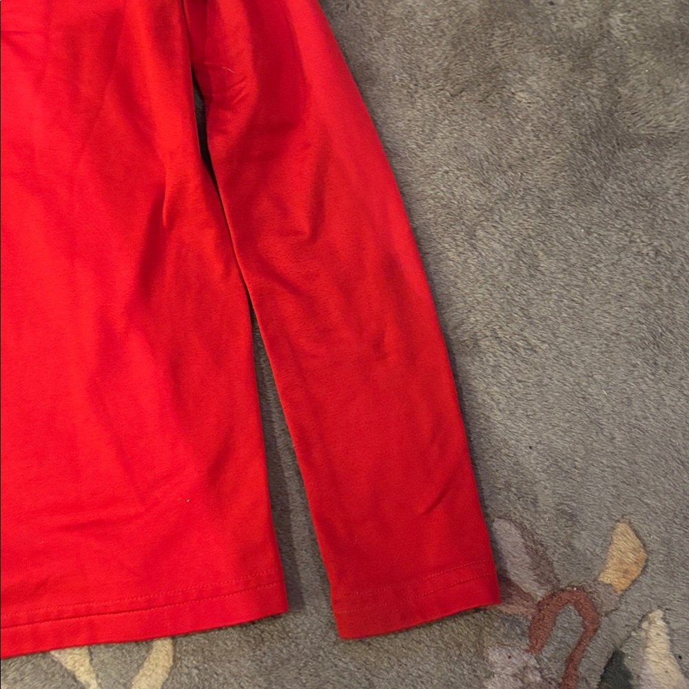 Under Armour Red ColdGear Fitted Mock Neck Top - Picture 10 of 11